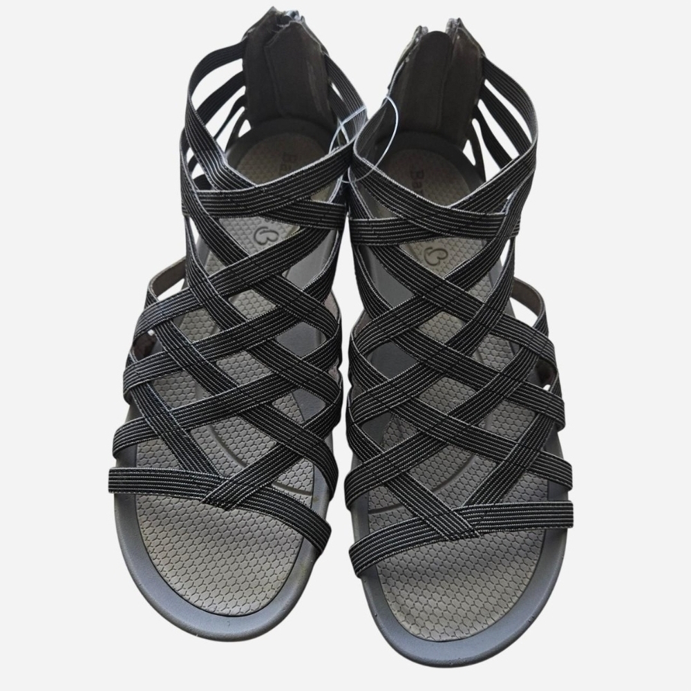 BareTraps Black Strappy Sandals